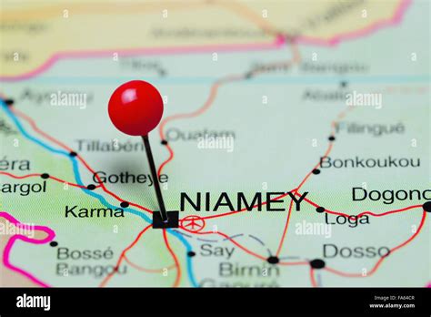 Map of niamey hi-res stock photography and images - Alamy