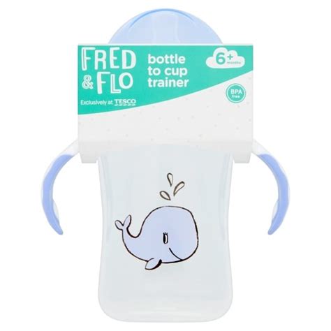 Fred And Flo Bottle To Cup Trainer 250ml Tesco Groceries