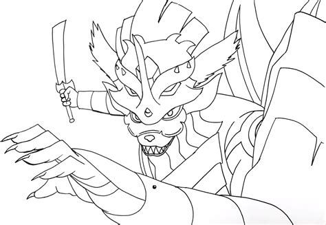 Kurama Coloring Page Printable Free Printable Coloring Pages The Best