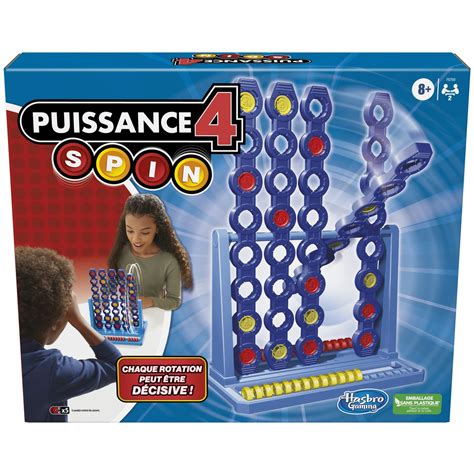 HASBRO Jeu Puissance 4 SPIN Pas Cher Auchan Fr