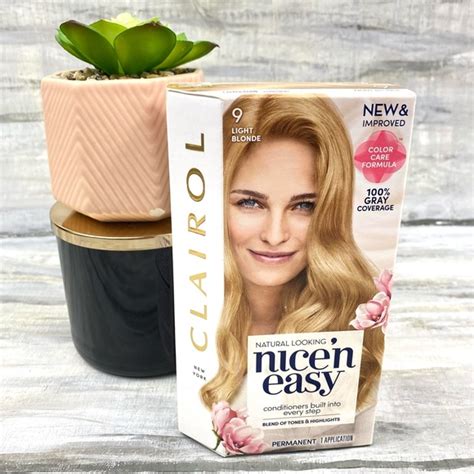 Clairol Hair Nwt Clairol Nice N Easy 9 Light Blonde Permanent Hair