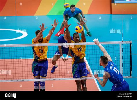 Rio De Janeiro Brazil 13th Aug 2016 2016 Volleyball Olympics