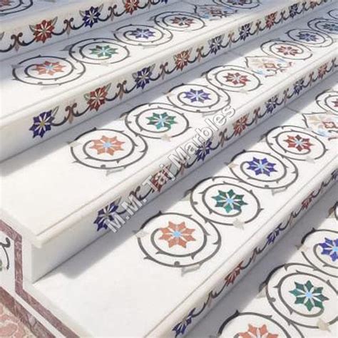 Makrana White Marble Inlay Work Size As Per Requirement At Best Price