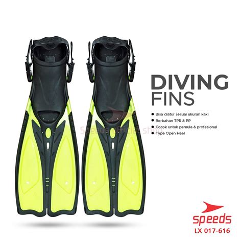 Jual SPEEDS Kaki Katak Fins Diving Renang Snorkeling Kaki Fin Selam