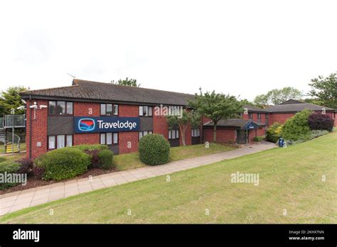 Travelodge & Buddies USA, Northampton, Upton Way, NN5 4EG Stock Photo ...