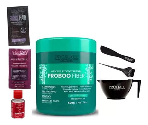 Mascara Prohall De Reconstru O Capilar Proboo Fiber Gr Mercadolivre