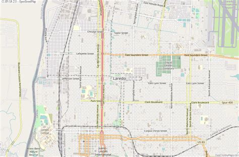 Laredo Mexico Map