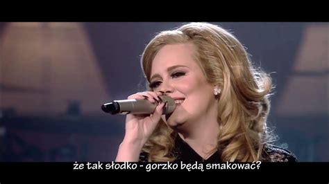 Adele Someone Like You Live Royal Albert Hall Tłumaczenie Napisy