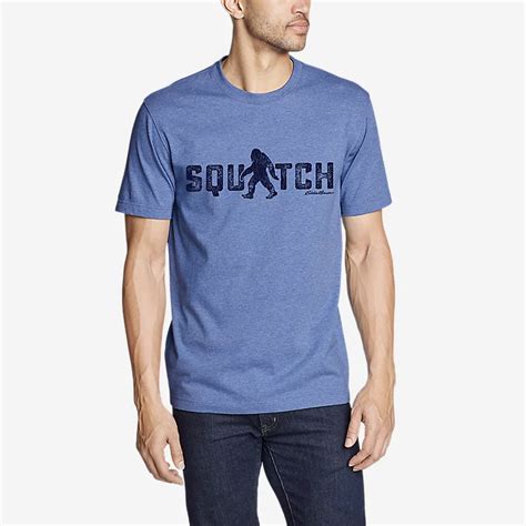 Mens Graphic T Shirt Squatch Eddie Bauer