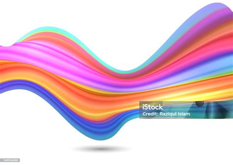 Liquid Flow Background Stock Illustration - Download Image Now ...