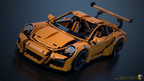 Renderbricks ® Lego® Technic 42056 Porsche Gt3 Rs