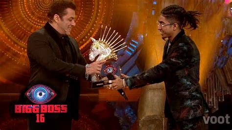 BB 16 Finale Bigg Boss 16 Winner Is Mc Stan Shiv Thakre Bane Runner