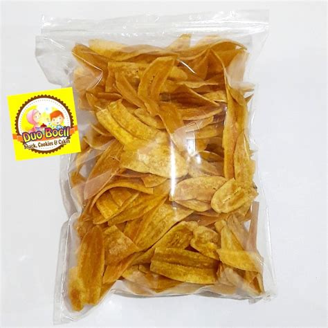 Jual Keripik Pisang Original Gurih Gram Duo Bocil Snack Shopee