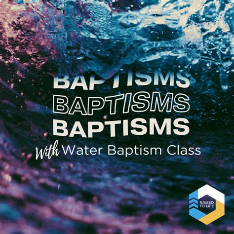 Water Baptism Class Valley Christian Center