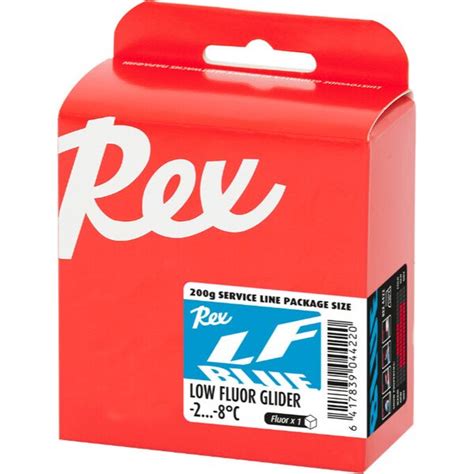 Rex Low Fluor Blue 2 8°c 200g Low Fluor Glide Waxes English