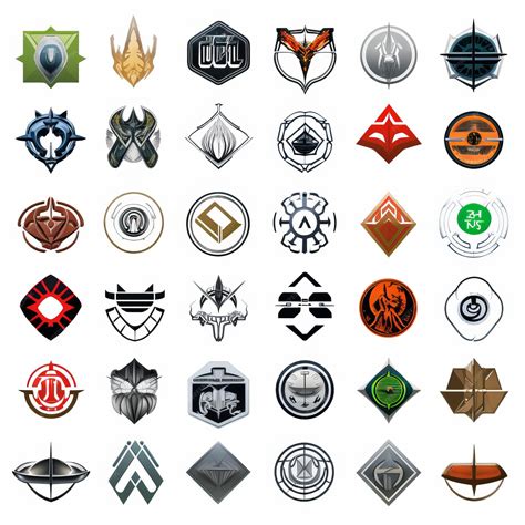 Scifi Megacorp Extravaganza A Futuristic Grid Of 16 Corporate Logos In