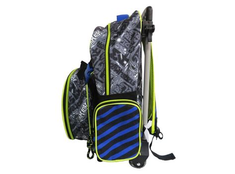 Ripley Set Escolar Mochila Con Ruedas Hot Wheels Lonchera