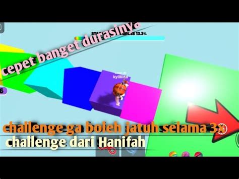 Tantangan Ga Boleh Jatuh Sebanyak 3x Roblox Calista Aisyah Official