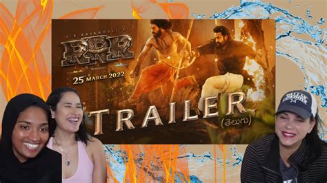 Americans React To Rrr Trailer Telugu Ntr Ram Charan Ajay Devgn