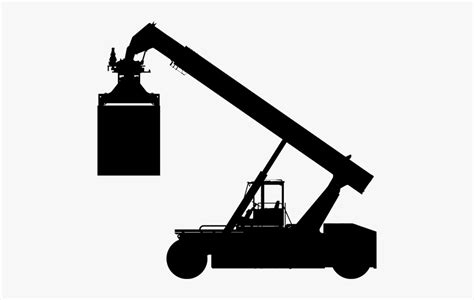 Forklift Reach Stacker Icon Free Transparent Clipart Clipartkey