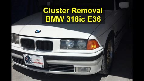 How To Remove The Instrument Cluster On A Bmw 318 E36 Votd Youtube