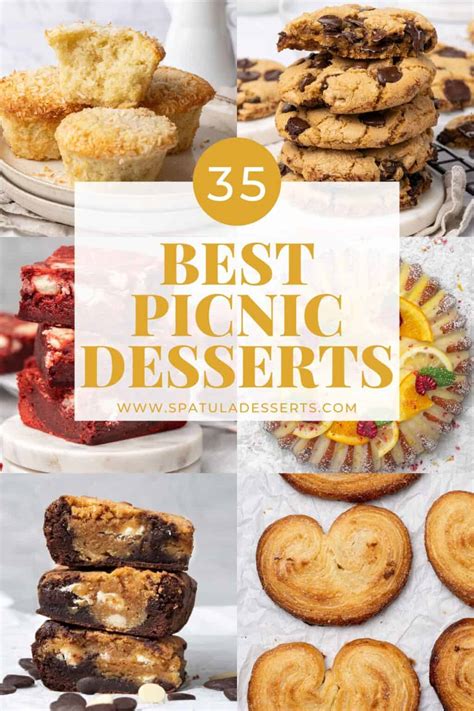 Top 35 Best Picnic Desserts - Spatula Desserts