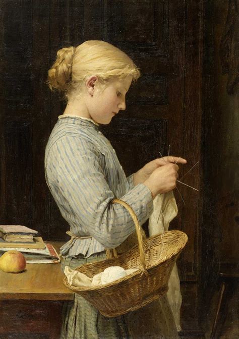 Albert Anker Genre Painter