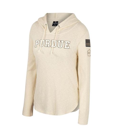 Colosseum Womens Cream Purdue Boilermakers Oht Military Inspired