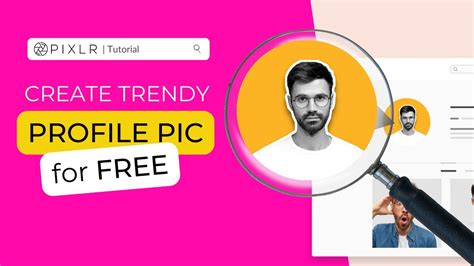 How to Create that trendy Yellow Profile Picture for FREE - YouTube