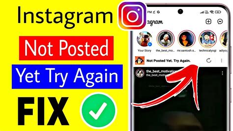 How To Fix Not Posted Yet Try Again Instagram Reels Insta Video Can T