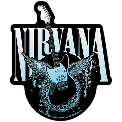 C&D Visionary Nirvana Guitar with Eagle Sticker | Musician's Friend