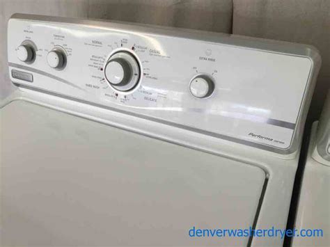 Large Images for Beautiful Maytag Washer/Dryer Set, Performa Series ...