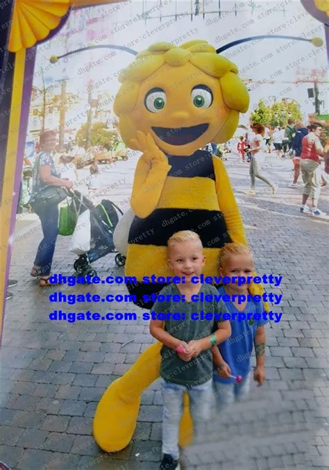 Maya The Bees Bee Honeybee Mascot Costume Adult Cartoon Character ...