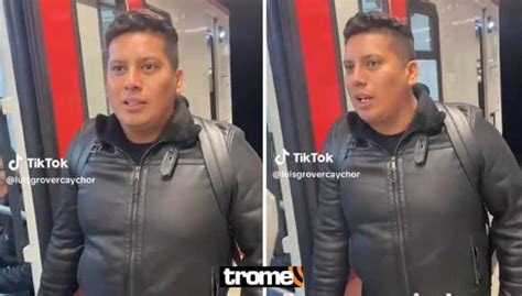 Luisito Caycho Se Recursea Como Jalador En Tren De Espa A Y Usuarios