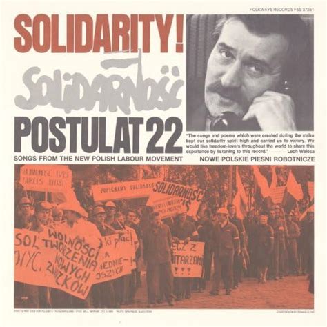 Solidarity Postulat 22 Songs From The New Polish Labour Movement