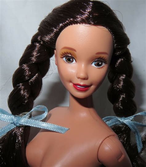 Nude Barbie ~ Brunette Brown Eyes Wizard Of Oz Dorothy Superstar Doll