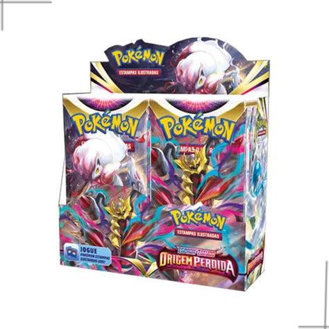 Box Booster Pokemon Espada Escudo Origem Perdida C Copag Deck