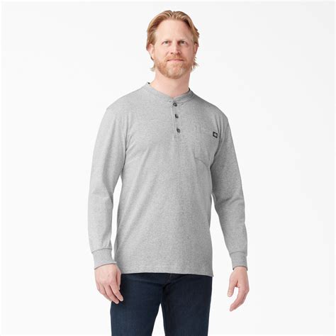 Long Sleeve Heavyweight Henley Shirt Dickies