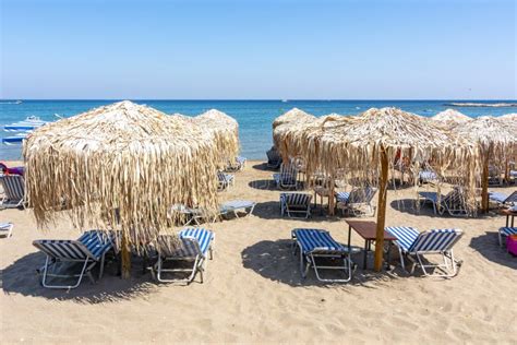 Faliraki Beach, Rhodes Island, Greece Stock Image - Image of greece ...