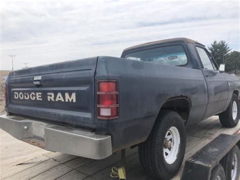 1984 Dodge D100 D150 Half Ton Swb Short Box Manual Rare Ac Cab Runs And Drives Classic Dodge