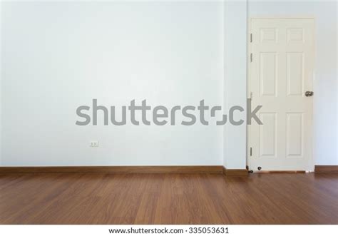 Empty Room Brown Wood Laminate Floor Stock Photo Shutterstock