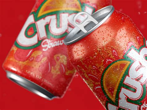 Strawberry Crushed Soda Can Animation By Brush Ross On Dribbble