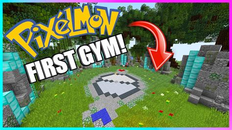 Found My First Pixelmon Gym Pixelmon Ep Youtube