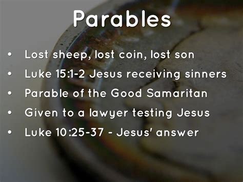 Parables of Jesus Christ by Matthew Garrett