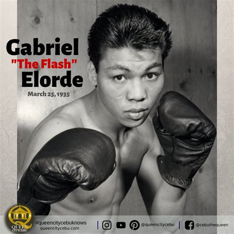 Gabriel “flash” Elorde Filipino Cebuano Boxer World Boxing Filipino