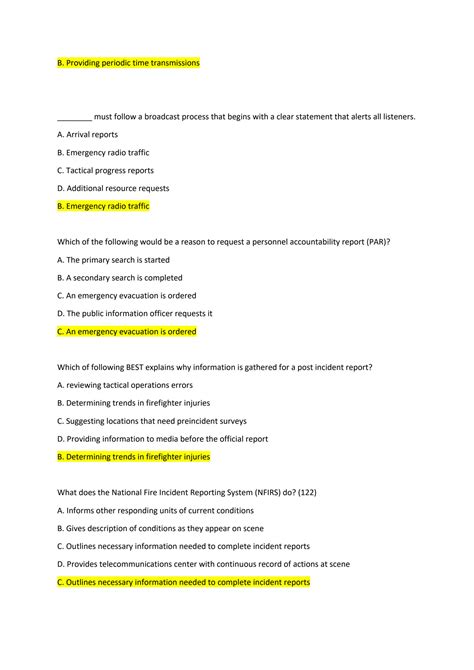 Solution Firefighter Final Exam Prep With Verified Solutions