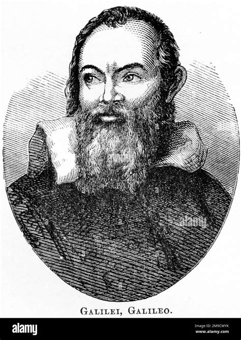 Engraving Of Galileo Galilei Black And White Stock Photos And Images Alamy