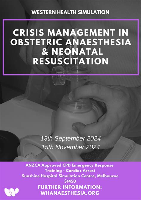 Crisis Management In Obstetric Anaesthesia And Neonatal Resuscitation