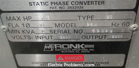 Static Phase Converter [Pros and Cons] - Electric Problems