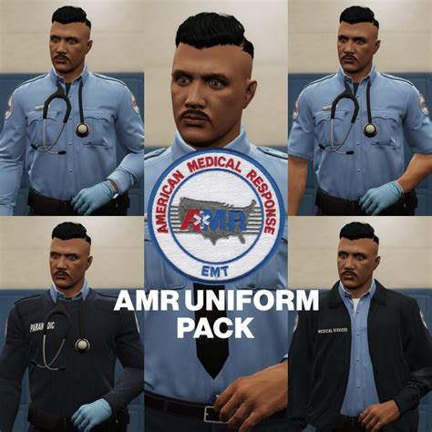 Amr Uniform Pack Eup Fivem Ready Male And Female V10 Gta 5 Mod